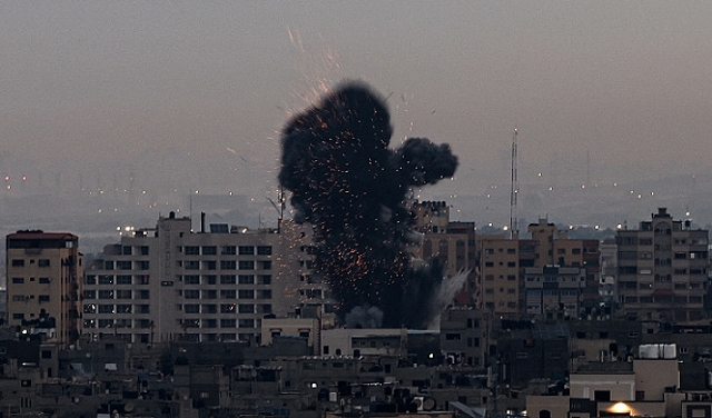 رشقة صاروخية من غزة.. وغارات للاحتلال