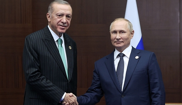 إردوغان وبوتين يناقشان العلاقات الثنائية وقضايا إقليمية