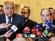 وزير خارجية النظام السوري يجتمع مع نظيهره المصري في القاهرة
