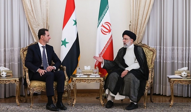 رئيسي والأسد يبحثان الهجمات الإسرائيلية على الأقصى وسوريا