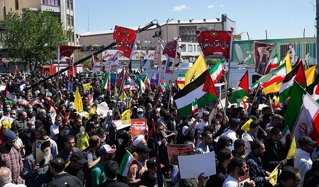 الاف التحية "يوم القدس" التضامن مع الفلسطينيين في إيران والعراق وسوريا