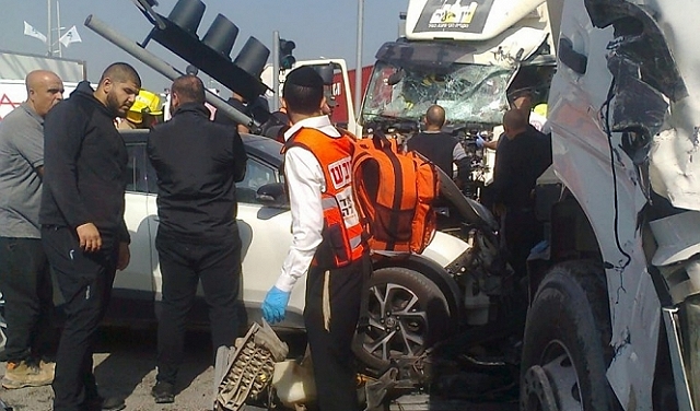 4 إصابات بينها خطيرة في حادث طرق قرب زيمر