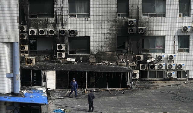 الصين: حريق في مستشفى ببكين يقتل 29 شخصا