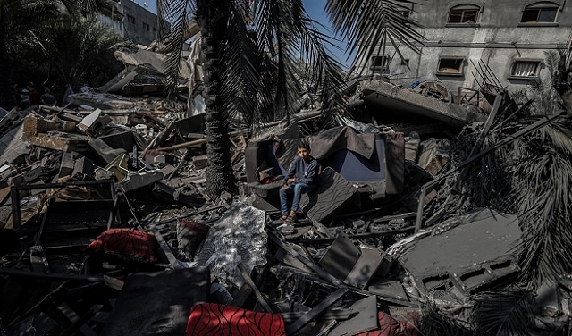 العدوان على غزة: تدمير 5 مبان بشكل كلّيّ وتضرُّر 314 وحدة جزئيًّا