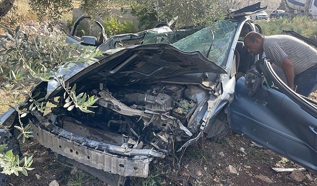حادث طرق في بلعا شرق طولكرم: 5 قتلى من عائلة واحدة
