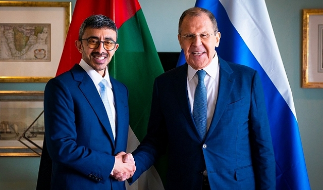 روسيا والإمارات العربية المتحدة تناقشان الصداقة والقضايا الإقليمية والدولية