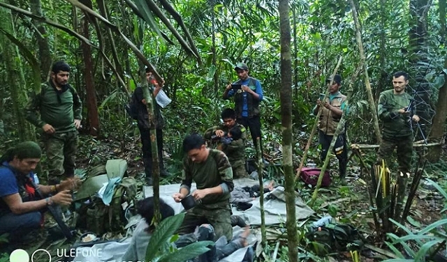 لقد عانوا 40 يومًا في الغابة .. تم العثور على 4 أطفال كولومبيين بعد تحطم الطائرة.