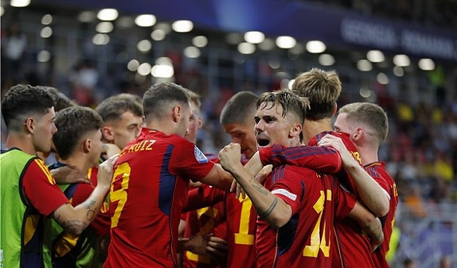 إسبانيا تسحق رومانيا في بطولة أوروبا للشباب