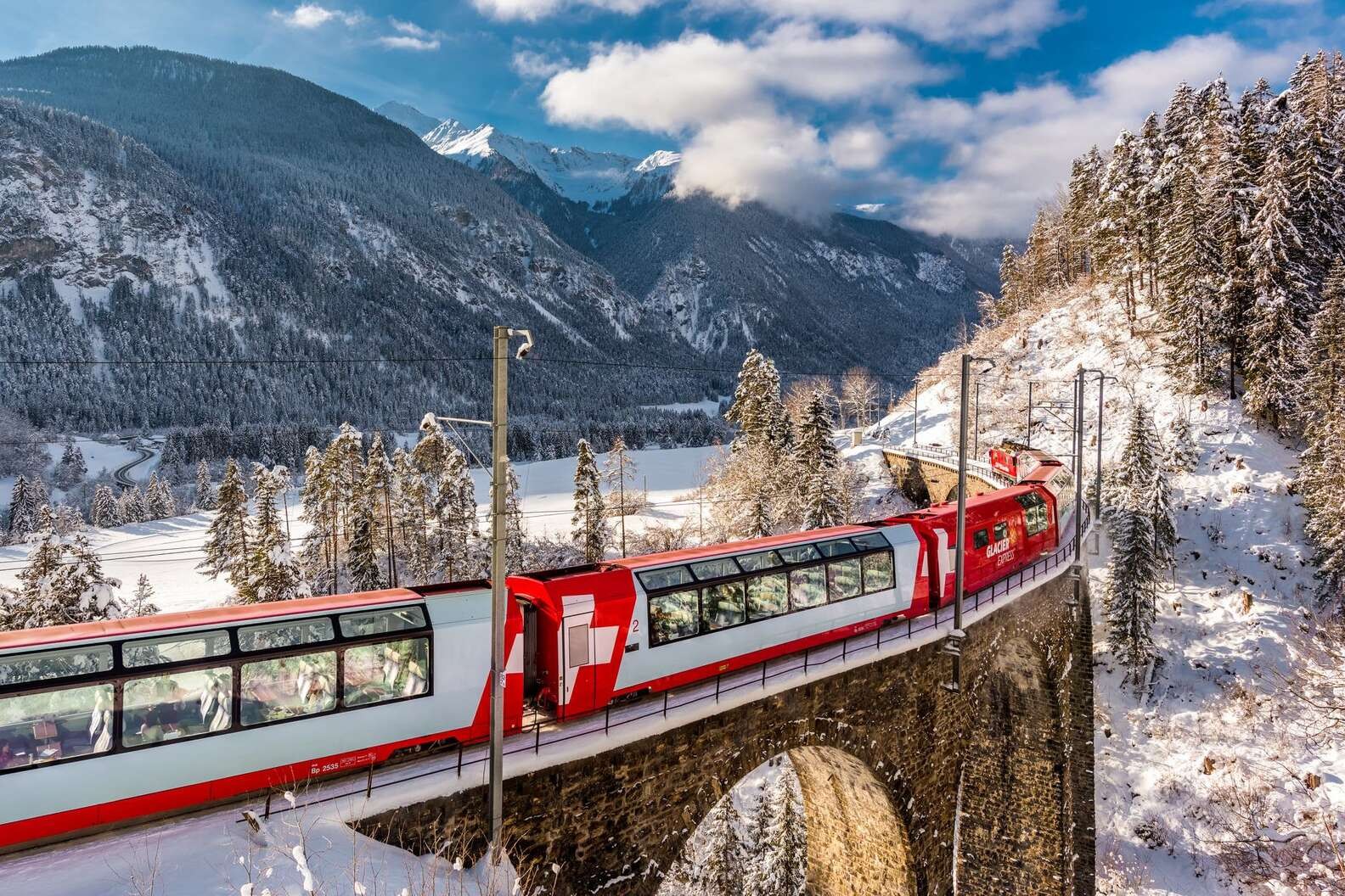 ذا غلاسيه إكسبرس "Glacier Express" في سويسرا