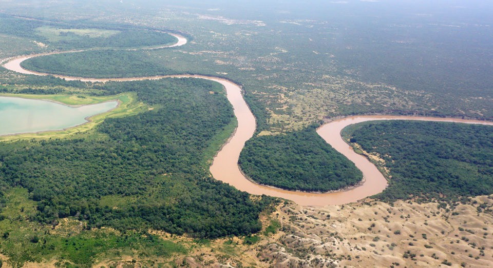 نهر أومو في إثيوبيا