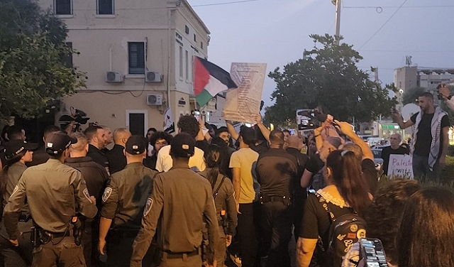 حيفا: اعتقالات خلال تظاهرة إسناد لجنين ومخيّمها