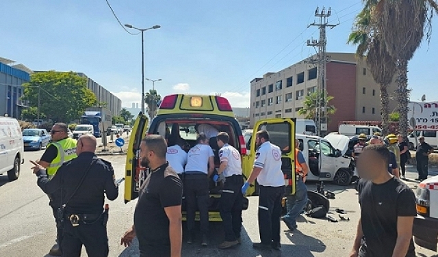 إصابة خطيرة لسائق دراجة نارية في حيفا