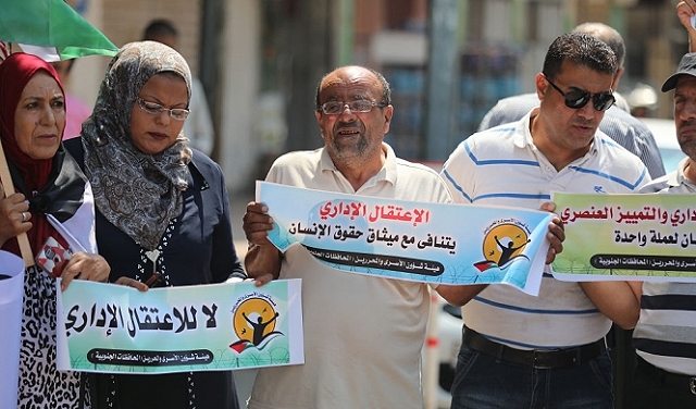 الاحتلال أصدر 290 قرار اعتقال إداري خلال حزيران