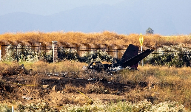 أميركا: 6 قتلى إثر سقوط طائرة جنوب كاليفورنيا