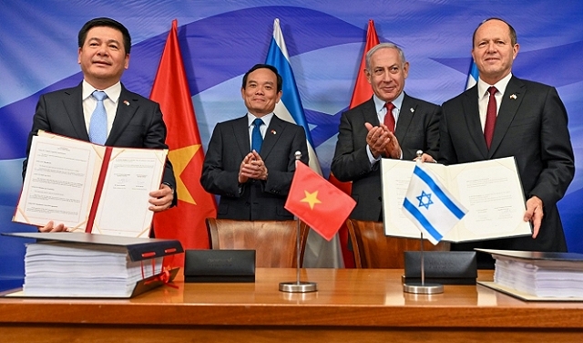 إسرائيل وفيتنام توقعان اتفاقية للتجارة الحرة