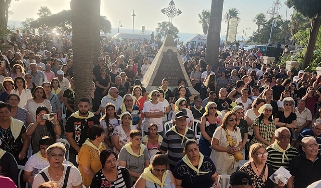 حيفا: صلاة احتجاجية في دير وكنيسة مار إلياس رفضا لاعتداءات المستوطنين