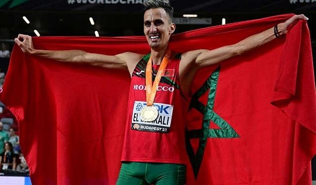 مُحققا الذهبيّة الثانية تواليا: المغربيّ سفيان البقالي بطلا للعالم في مسافة 3000 متر حواجز