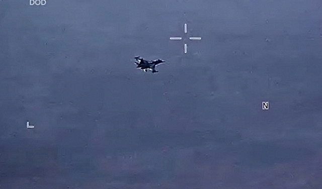 مقاتلتان روسيّتان تعترضان مسيّرتين أميركيتين فوق البحر الأسود