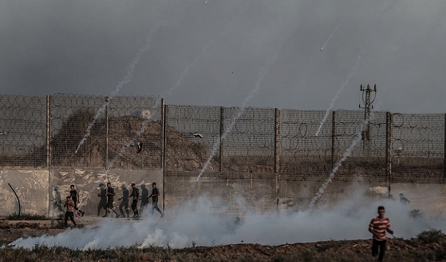 إصابات إثر قمع الاحتلال متظاهرين شرق غزة ومسيرات في الضفة