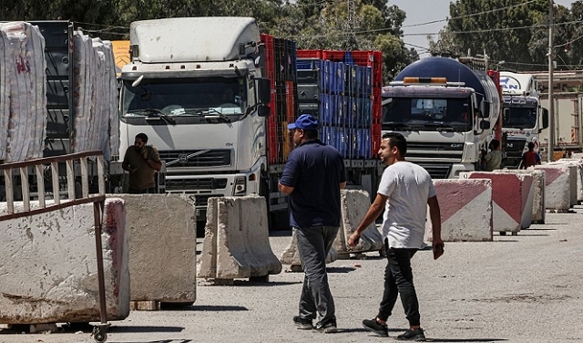 الاحتلال يوقف تصدير البضائع من غزة بزعم ضبط مواد متفجرة