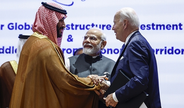 يعبر بين السعودية وإسرائيل: بايدن يعلن عن ممر للسفن والقطارات يربط الهند بأوروبا