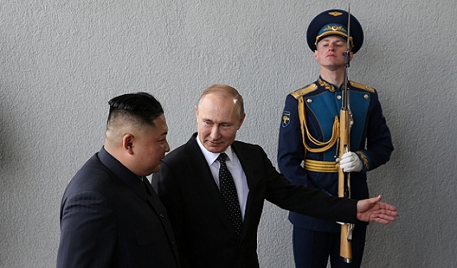 الزعيم الكوري الشمالي يصل روسيا للقاء بوتين