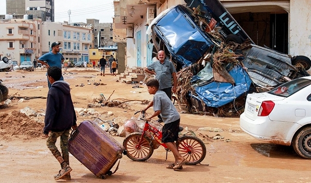 مخاوف من ارتفاع كبير في حصيلة ضحايا كارثة الفيضانات في ليبيا