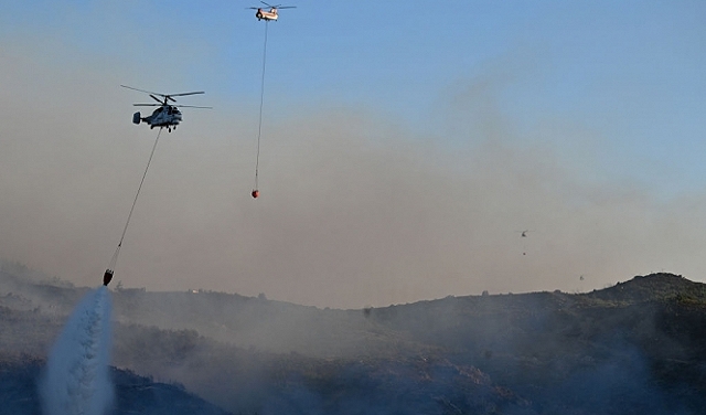 ثلاثة قتلى في تحطُّم مروحية كانت تكافح حرائق غابات غرب تركيا
