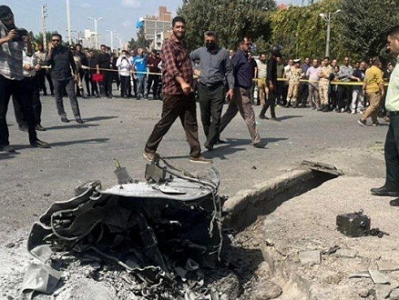 تحطم مسيرة في مدينة شمالي إيران