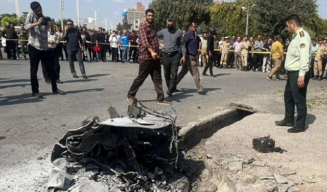 تحطم مسيرة في مدينة شمالي إيران