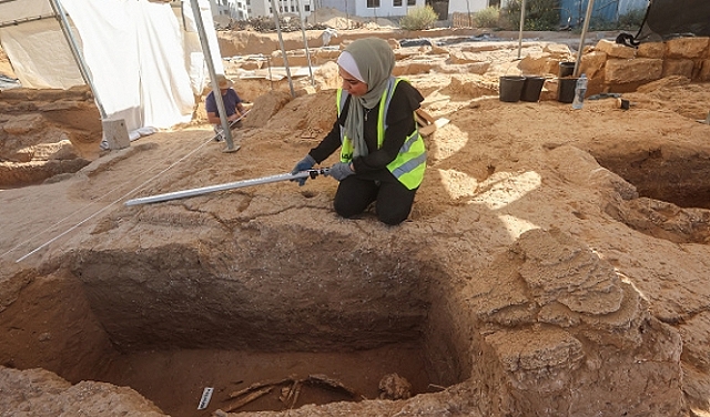 غزة: العثور على أول مقبرة رومانية كاملة