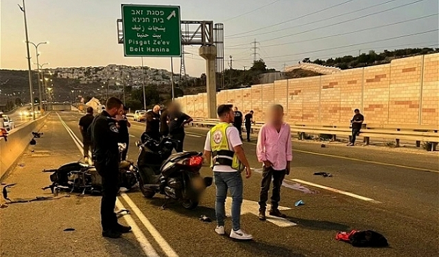 مصرع سائق دراجة نارية بحادث طرق قرب القدس