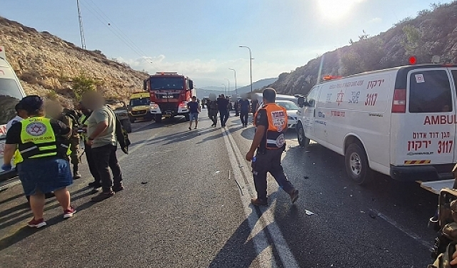 4 إصابات بينها خطيرة في حادث طرق قرب القدس