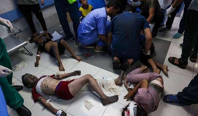 صحة غزة: المستشفيات في حالة إشغال تام والجرحى يفترشون الأرض
