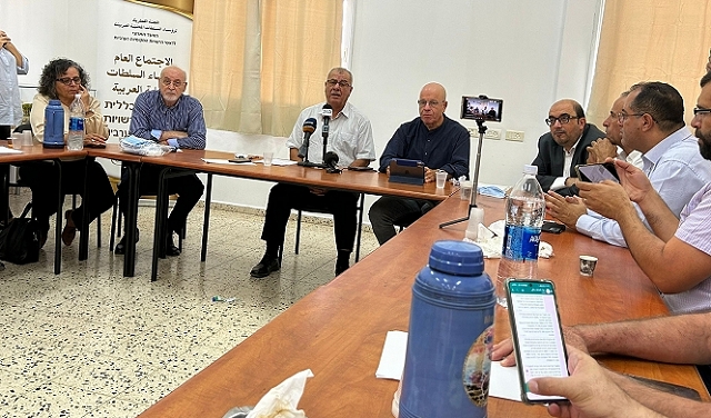 مؤتمر صحافي للمتابعة إثر منع الشرطة إقامة اجتماع عربي - يهودي ضد الحرب
