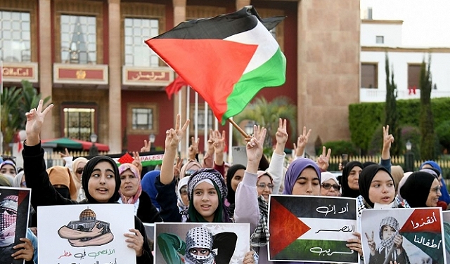 مظاهرات حاشدة في المغرب نصرة لغزّة