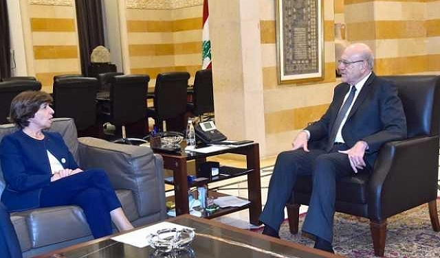 بيروت: وزيرة خارجيّة فرنسا تدعو إلى خفض التوتر جنوبيّ لبنان