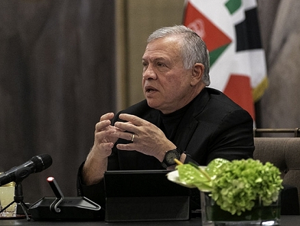 الملك الأردني يدعو "الدول المؤثرة" للضغط على إسرائيل لوقف حربها على غزة