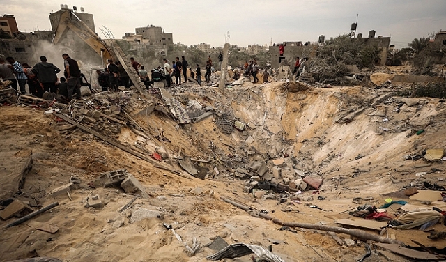 إسرائيل قصفت بقنابل تزن طنا مناطق بالقطاع طالبت المدنيين باللجوء إليها