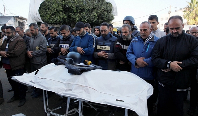 غزة: حصيلة الشهداء الصحافيين ترتفع إلى 107