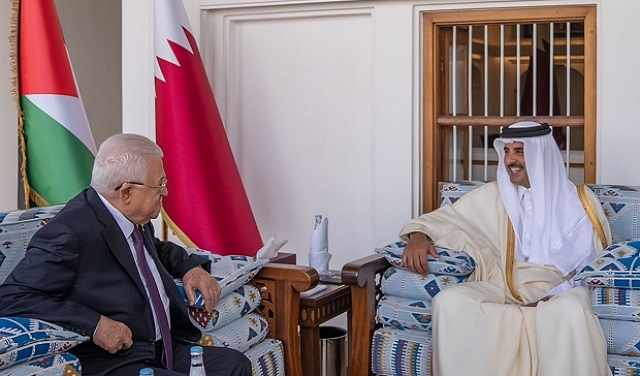 أمير قطر وعباس يبحثان جهود وقف إطلاق النار بغزة ومخاطر شن عملية على رفح