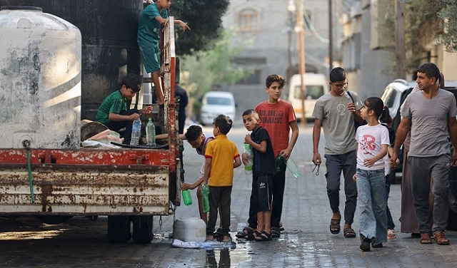 شاحنة عبد الغفور... أمل ظمأى شمالي غزة