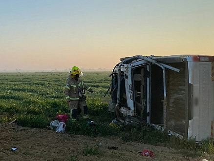 مصرع رجل في حادث طرق بالنقب