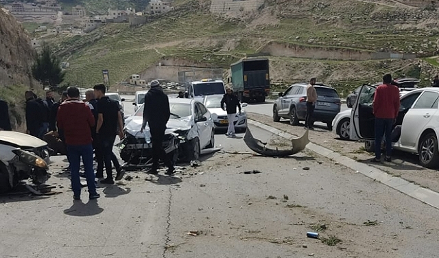 القدس: مصرع أم و4 من أولادها في حادث طرق ببلدة العيزرية