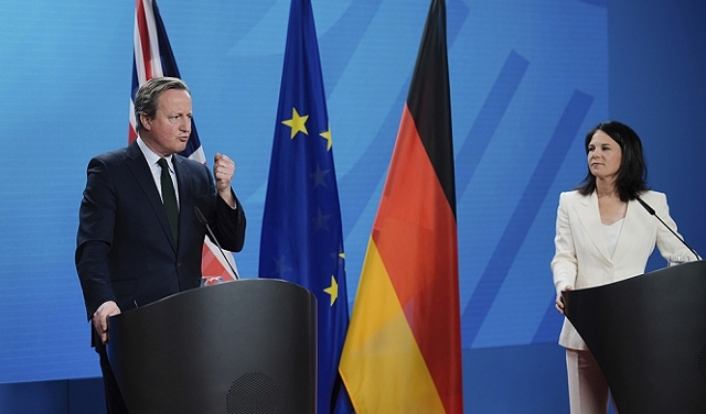 ألمانيا وبريطانيا تدعوان إلى وقف فوري لإطلاق النار بغزة وفتح المزيد من المعابر