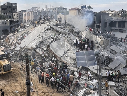 تحقيق "رايتس ووتش": قصف إسرائيلي على مبنى راح ضحيته 106 أشخاص هو جريمة حرب واضحة