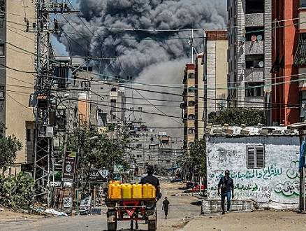 الحرب على غزة: قصف نازحين شرقي رفح وغارات على مناطق بالقطاع