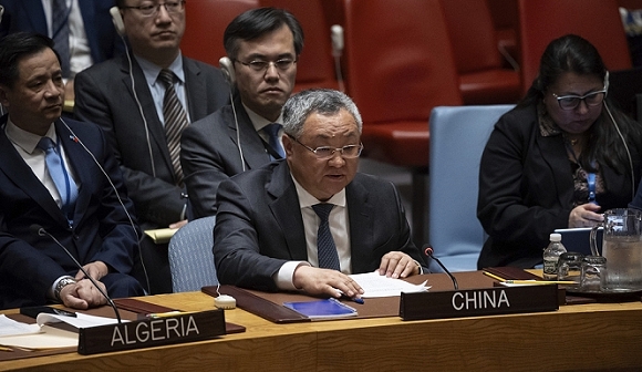 الصين تنتقد الفيتو الأميركي: السلام الدائم في الشرق الأوسط متعلق بإقامة دولة فلسطينية