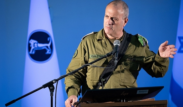 قائد المنطقة الوسطى في الجيش الإسرائيلي أخطر رئيس الأركان عزمه الاستقالة