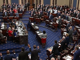 مجلس الشيوخ الأميركي يصدق على المساعدات العسكرية لإسرائيل وأوكرانيا وتايوان